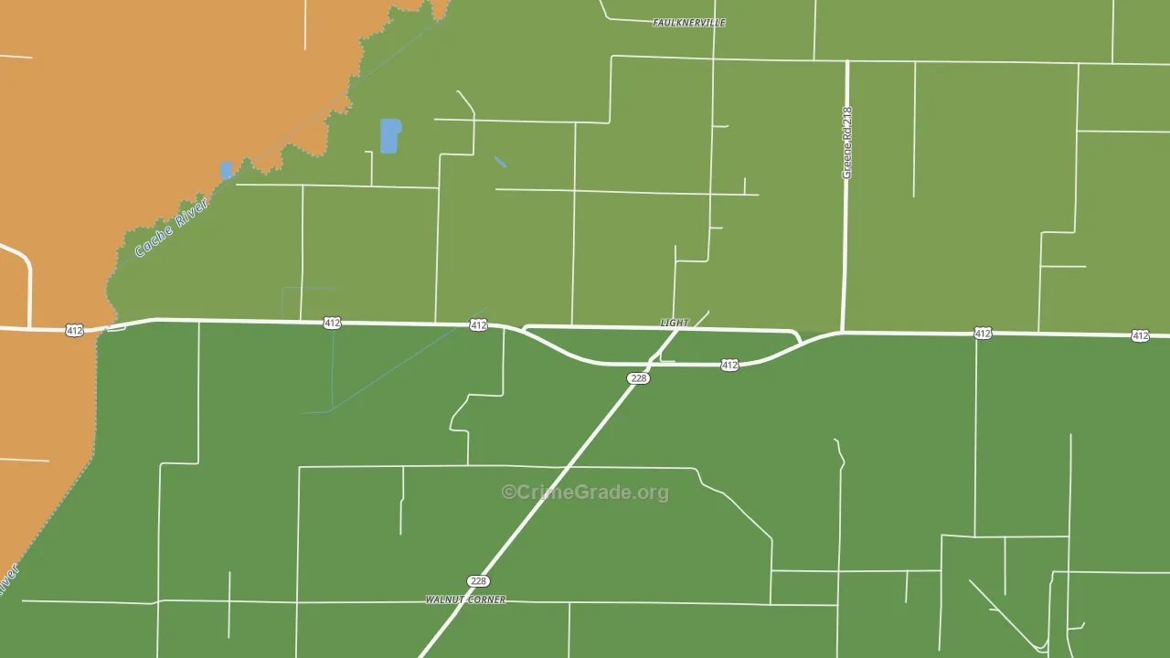 Light, AR Map of Vandalism Rates