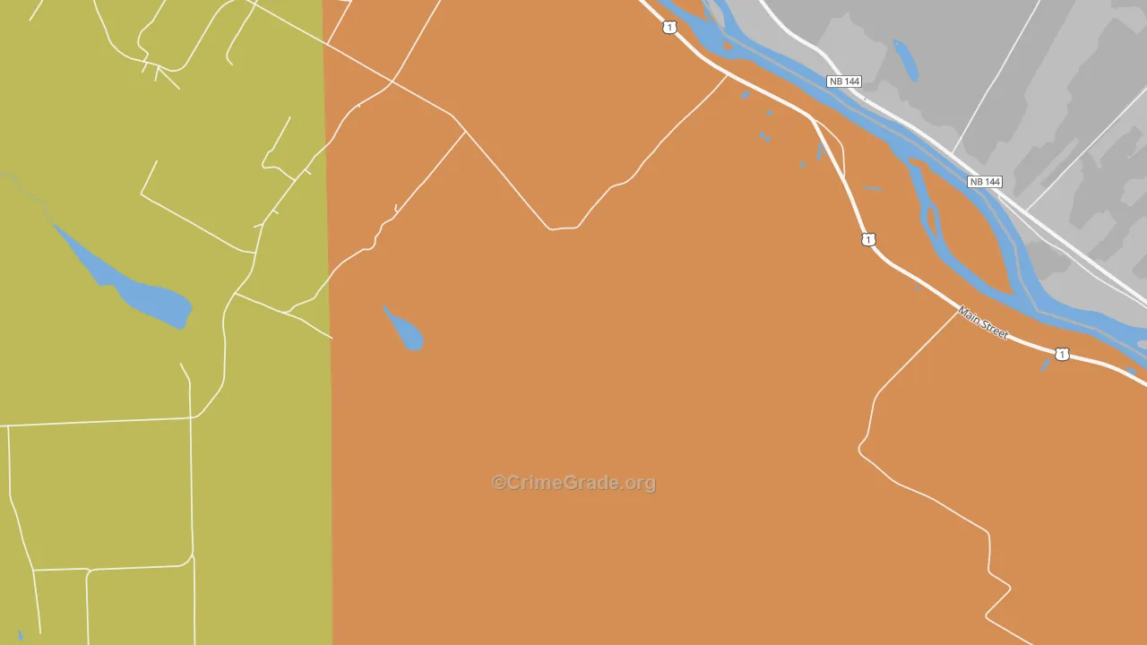 Lille, ME Map of Vandalism Rates