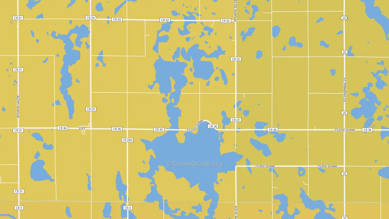 Lily, SD Map of Vandalism Rates