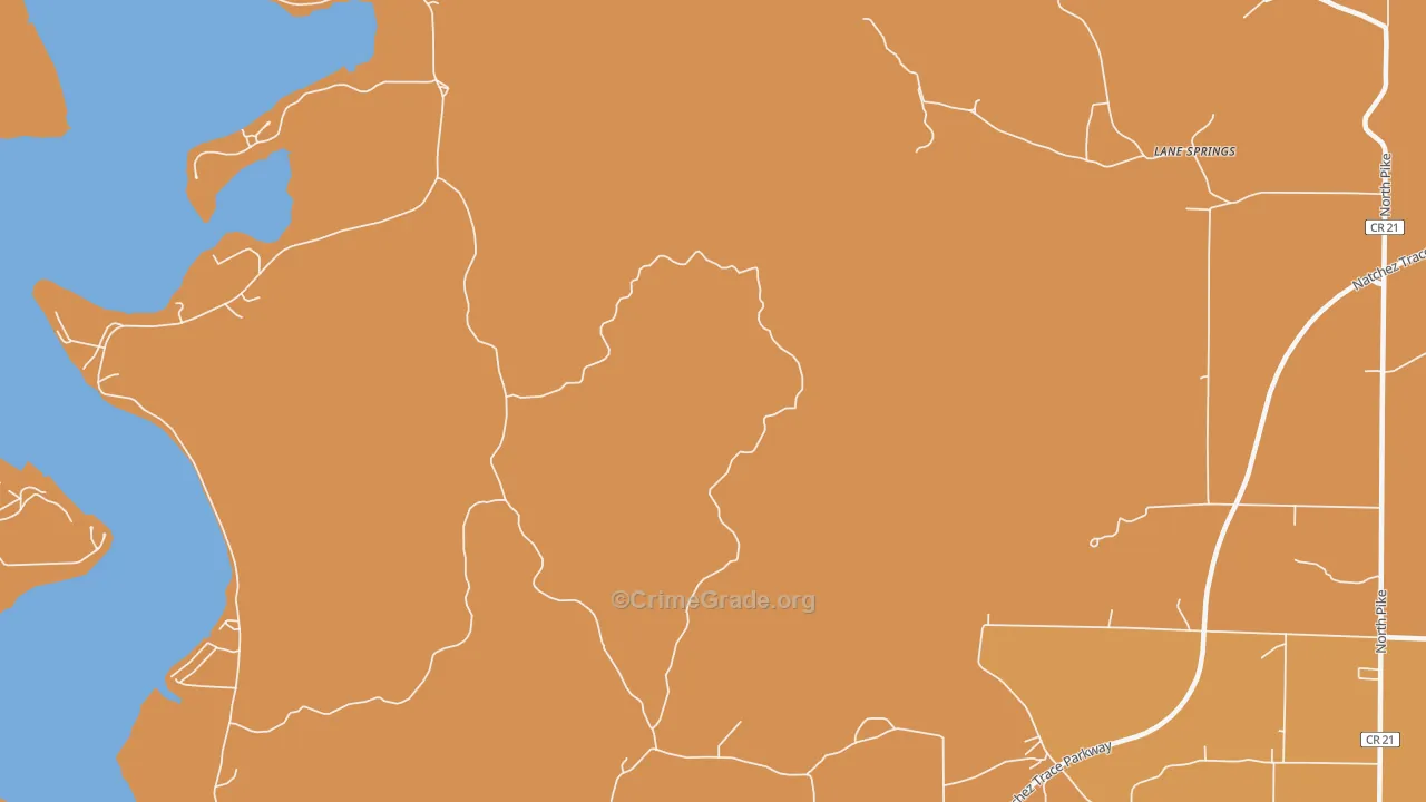Lime Kiln, AL Map of Vandalism Rates