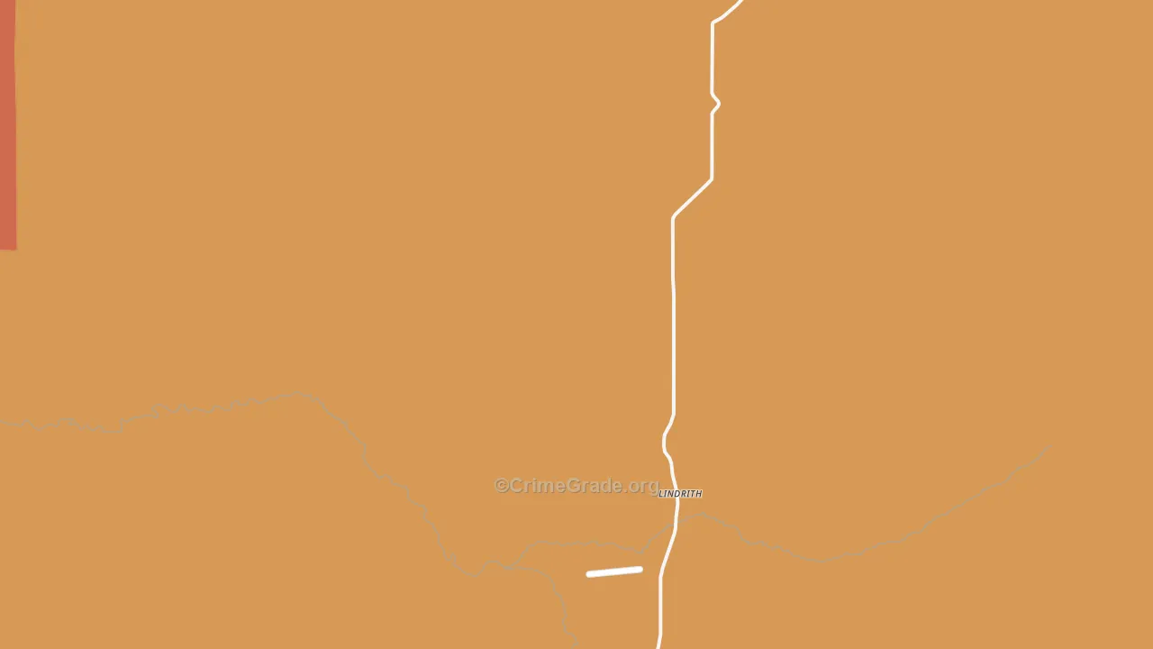 Lindrith, NM Map of Vandalism Rates