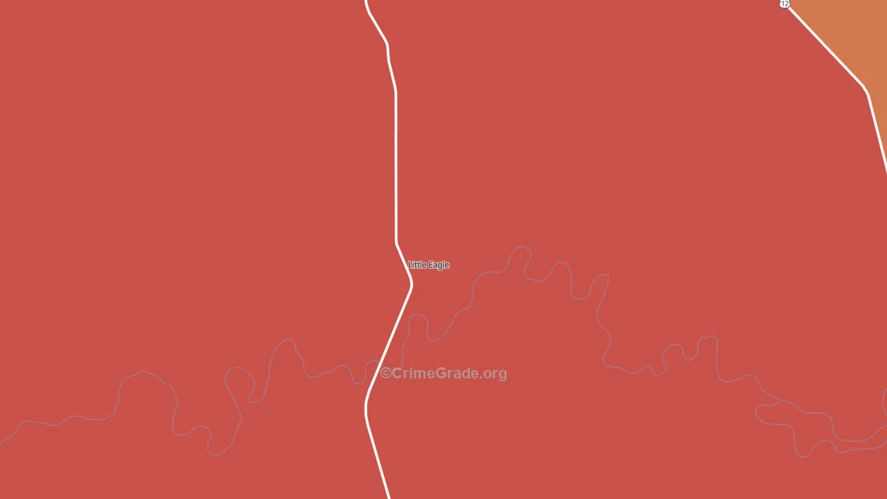Little Eagle, SD Map of Vandalism Rates