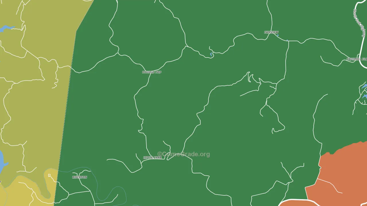 Littlecrab, TN Map of Vandalism Rates