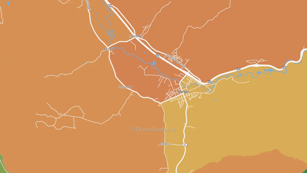 Littleton, UT Map of Vandalism Rates