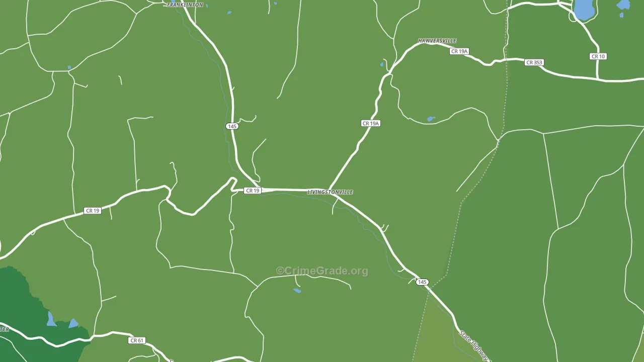 Livingstonville, NY Map of Vandalism Rates