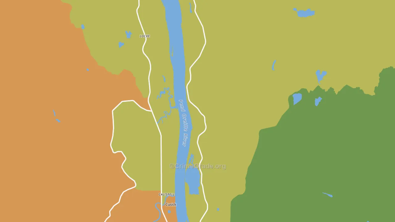 Locke, WA Map of Vandalism Rates