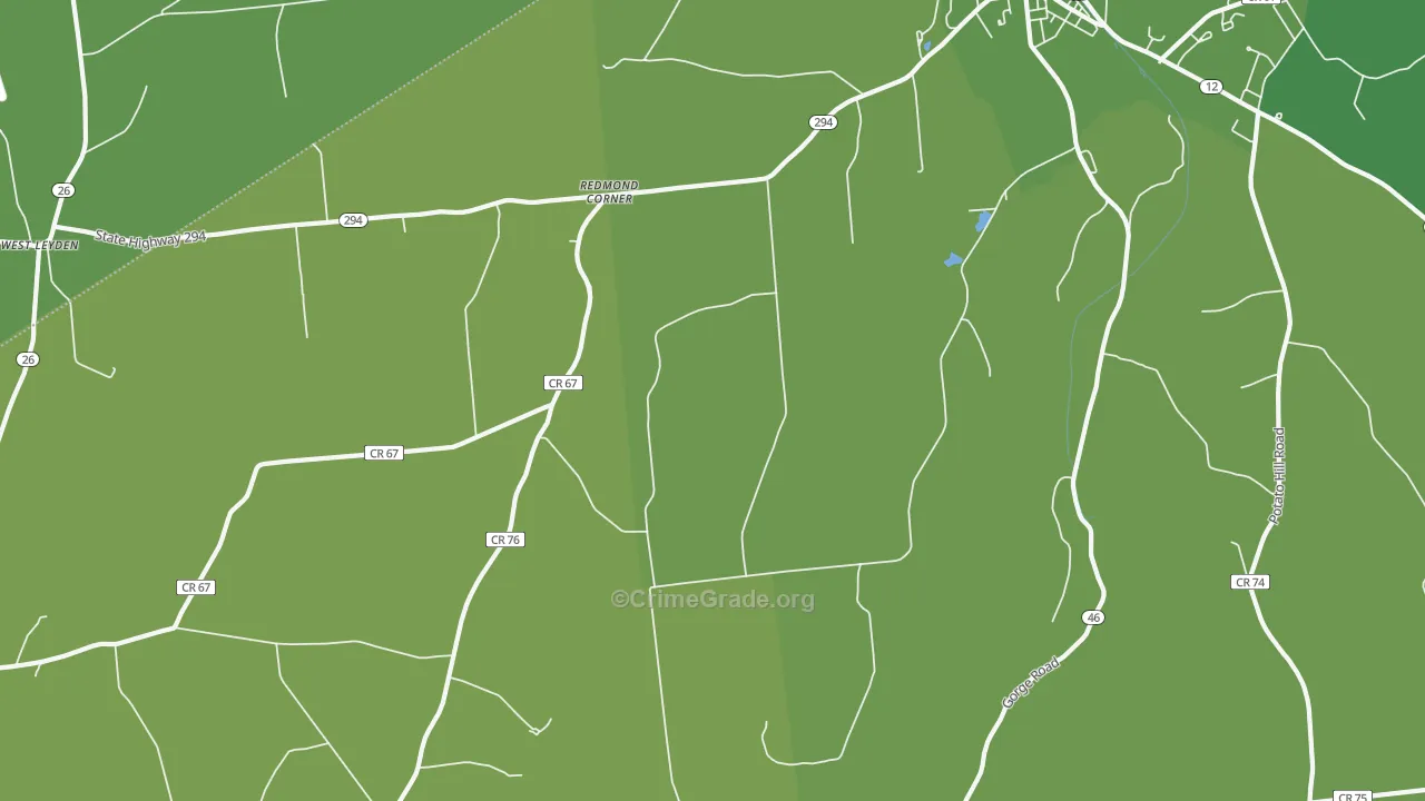 Locust Grove, NY Map of Vandalism Rates
