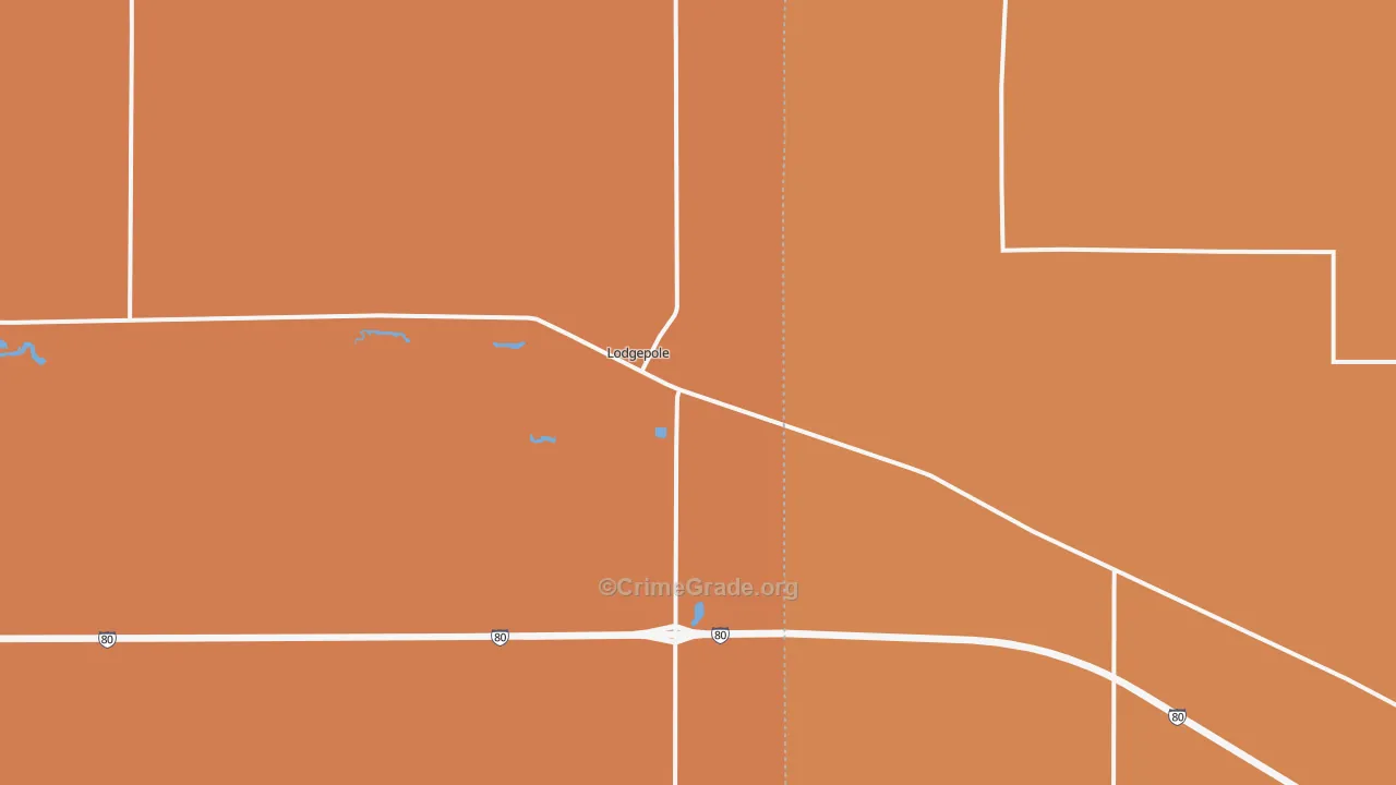 Lodgepole, NE Map of Vandalism Rates