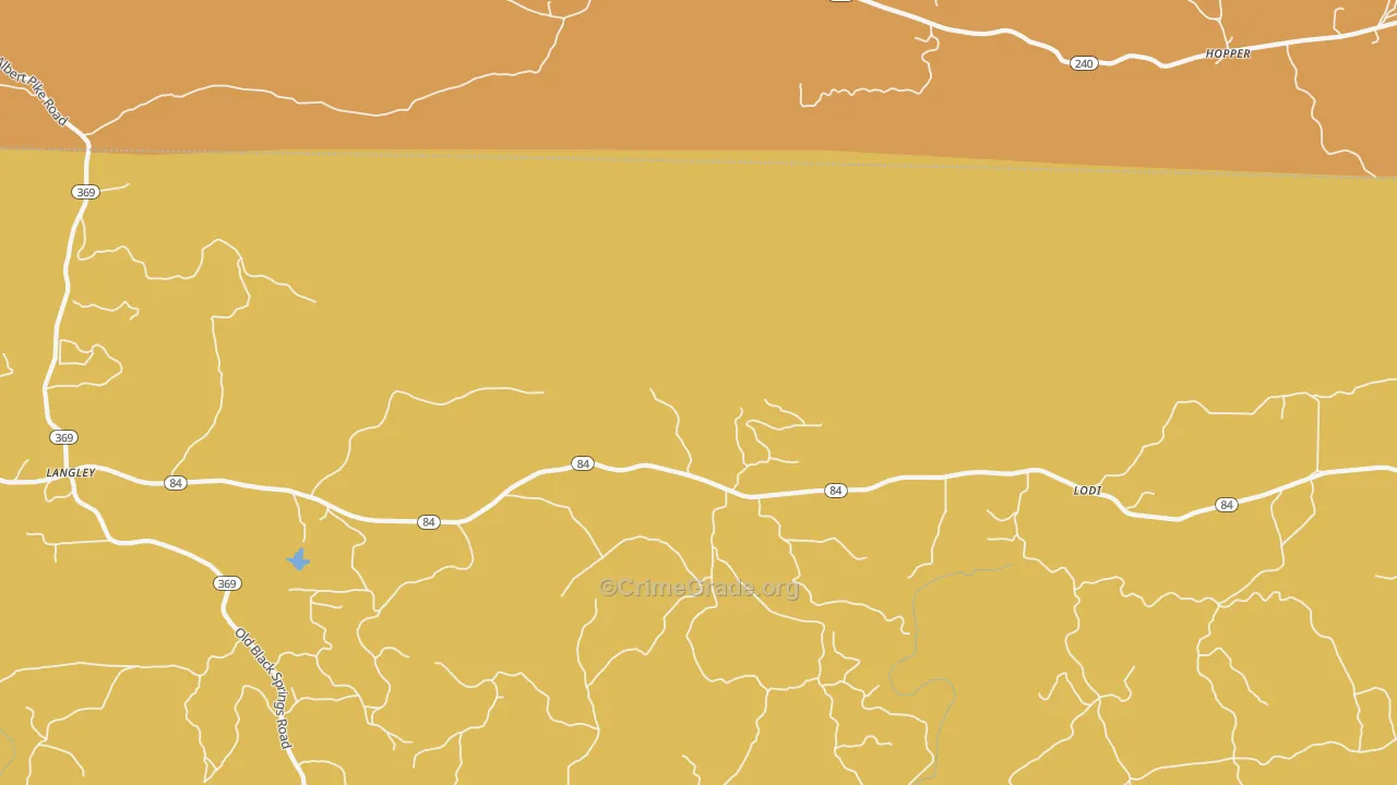 Lodi, AR Map of Vandalism Rates