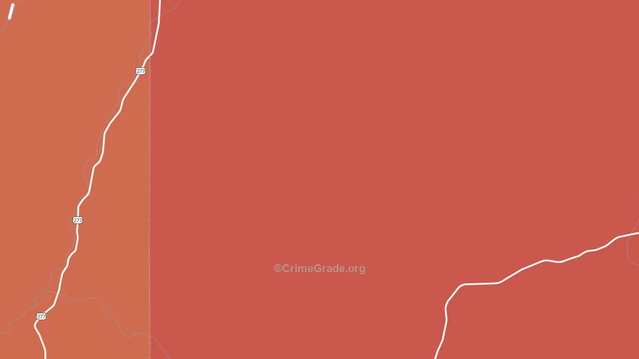 Loma Alta, TX Map of Vandalism Rates