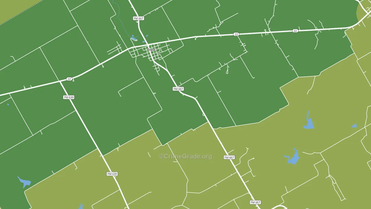 Lone Cedar, TX Map of Vandalism Rates