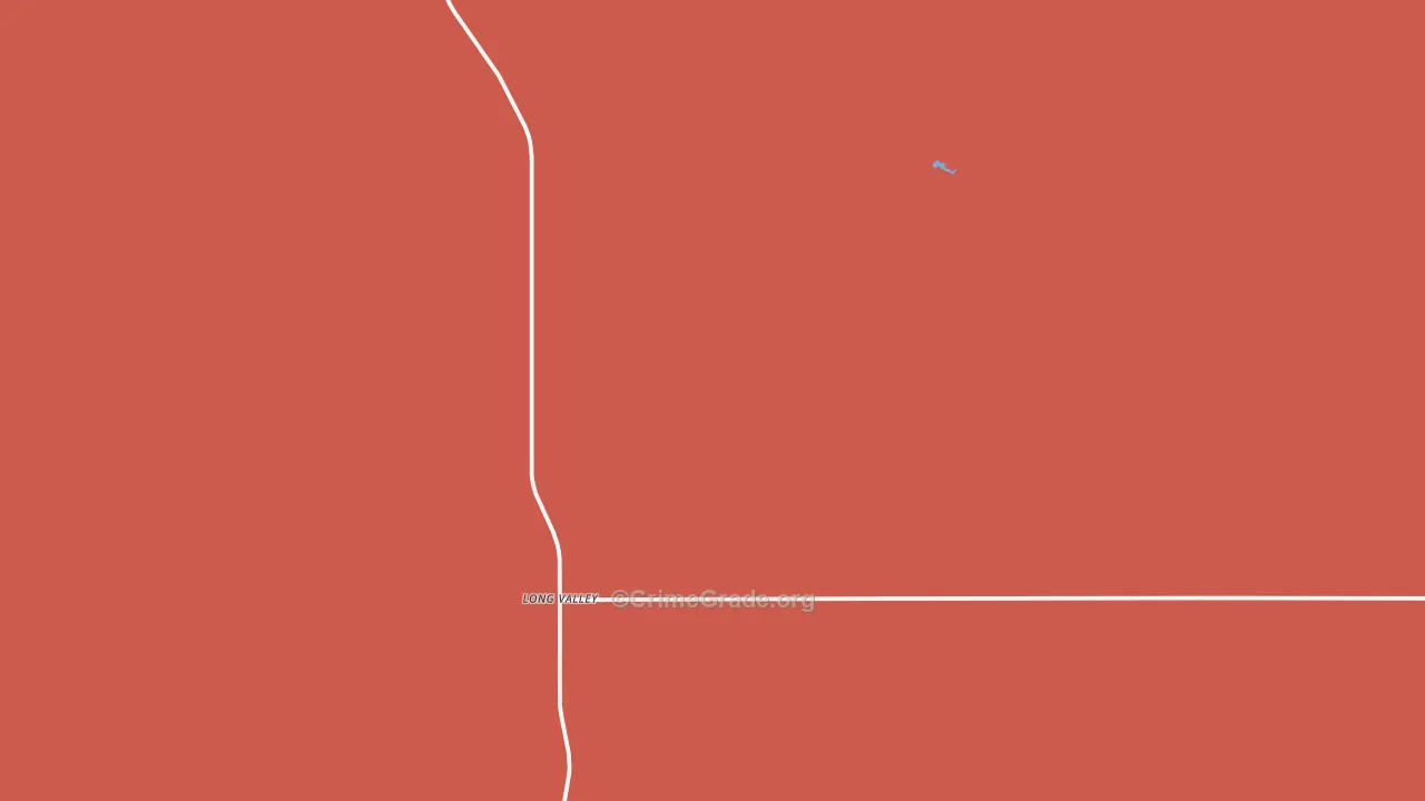 Long Valley, SD Map of Vandalism Rates