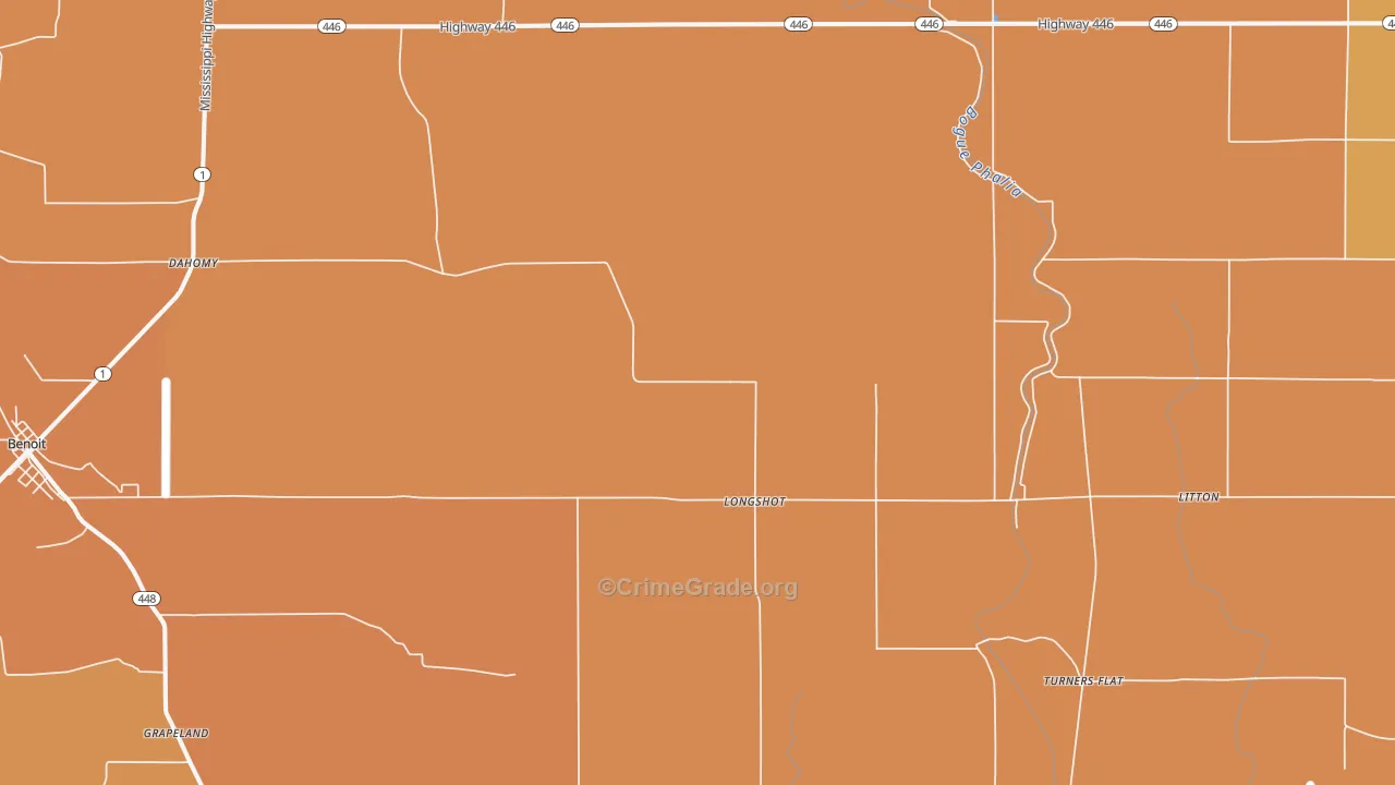 Longshot, MS Map of Vandalism Rates