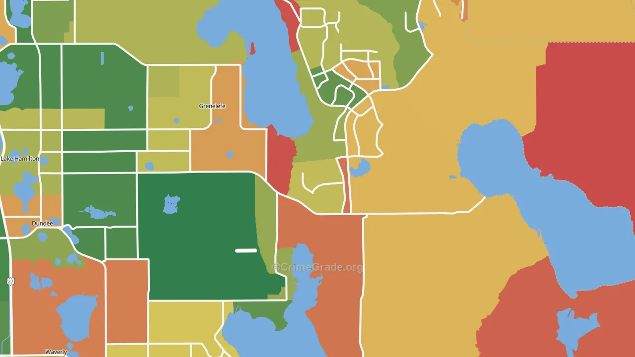 Loughman, FL Map of Vandalism Rates