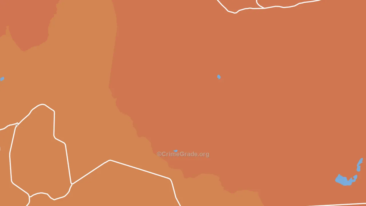 Low Mountain, AZ Map of Vandalism Rates