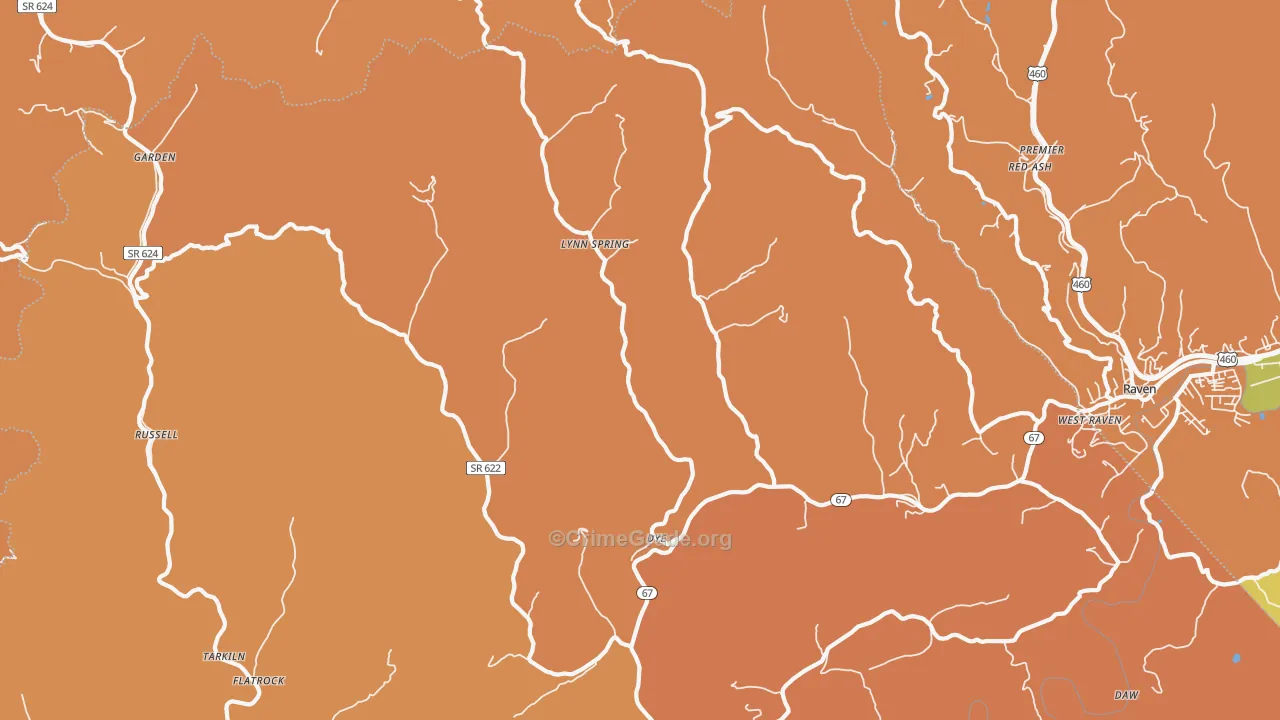 Lynn Spring, VA Map of Vandalism Rates