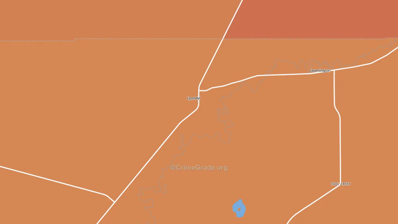 Lynndyl, UT Map of Vandalism Rates