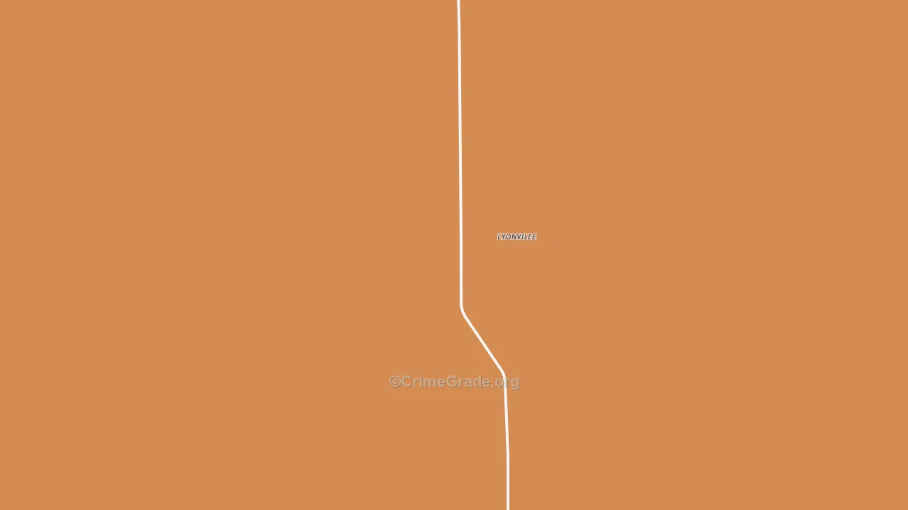 Lyonville, SD Map of Vandalism Rates
