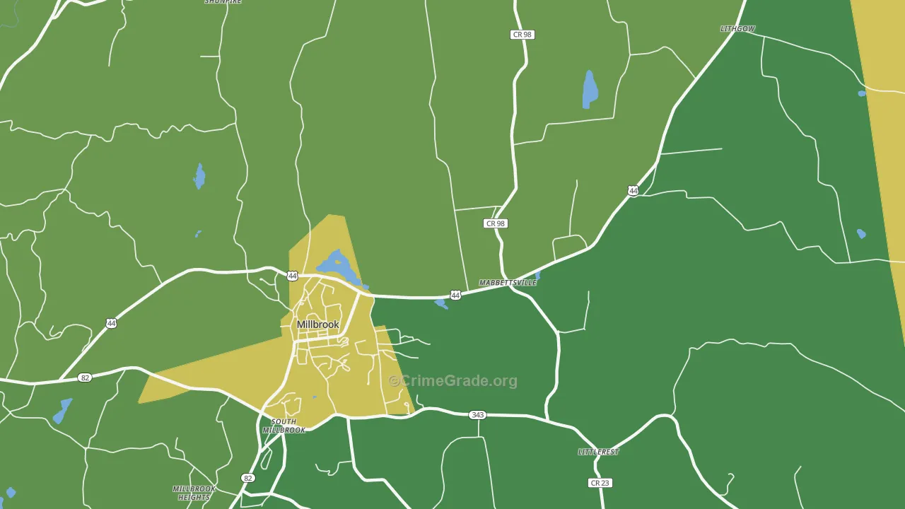 Mabbettsville, NY Map of Vandalism Rates