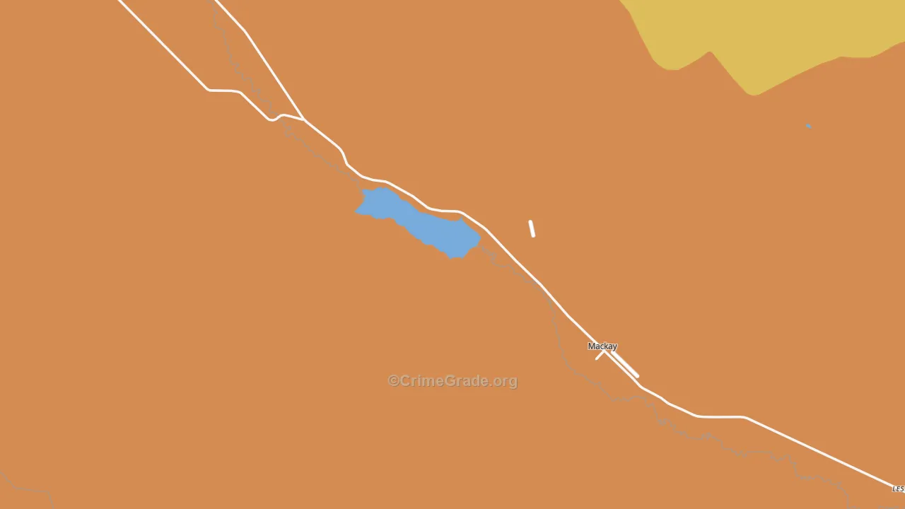 Mackay, ID Map of Vandalism Rates