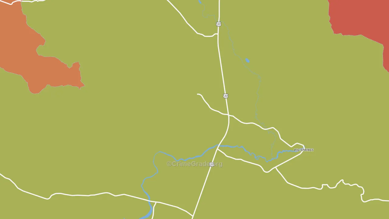 Macks Inn, ID Map of Vandalism Rates