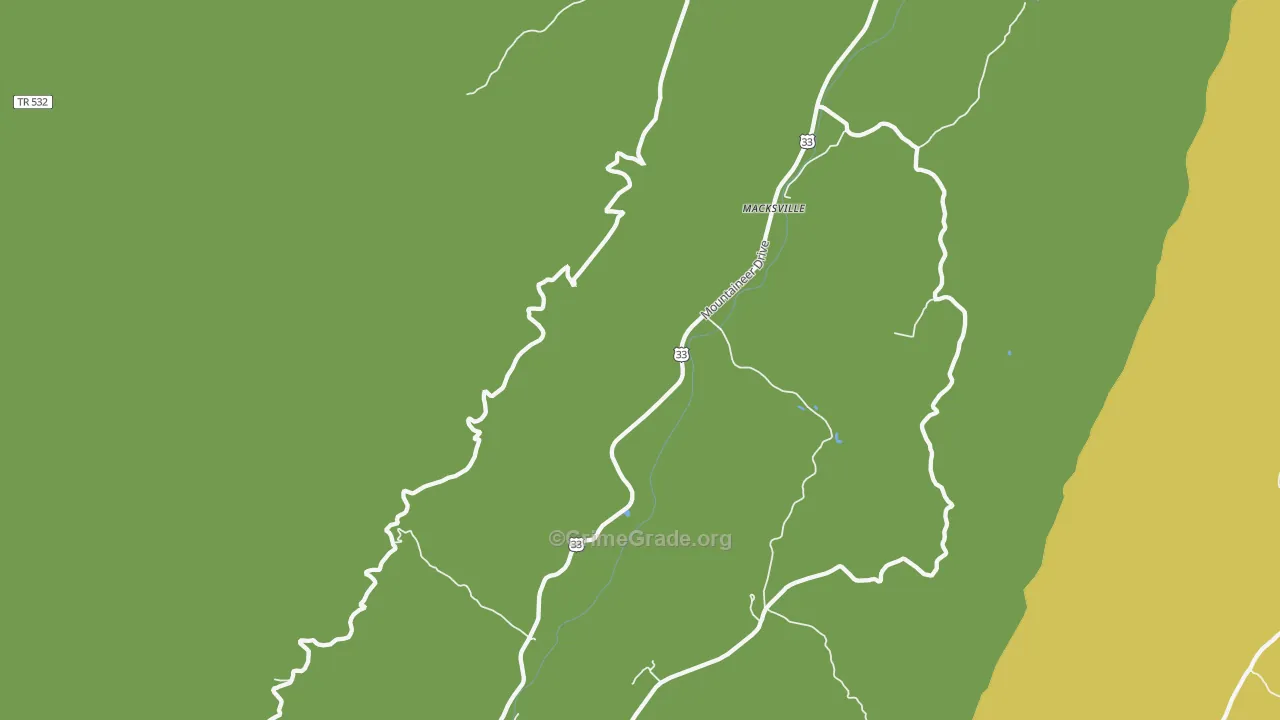 Macksville, WV Map of Vandalism Rates