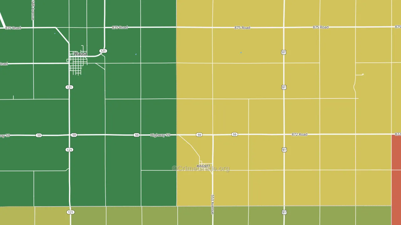 Magnet, NE Map of Vandalism Rates