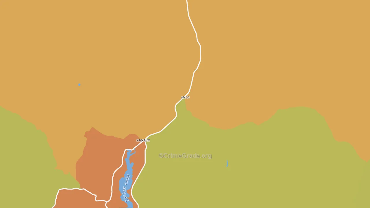 Malo, WA Map of Vandalism Rates