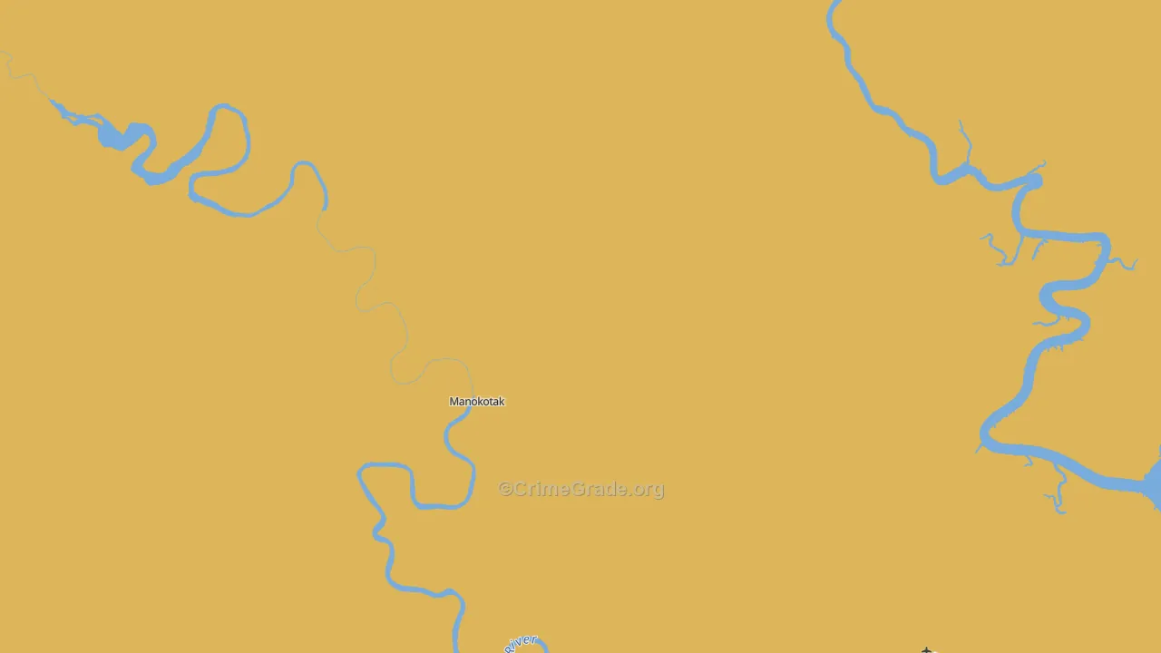 Manokotak, AK Map of Vandalism Rates