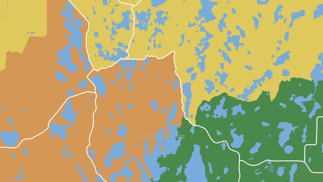 Marcell, MN Map of Vandalism Rates