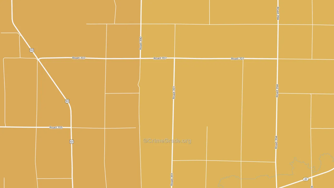 Marion, NE Map of Vandalism Rates
