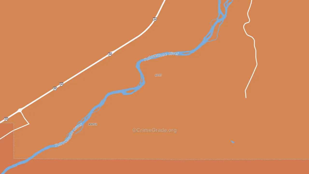 Marsh, MT Map of Vandalism Rates