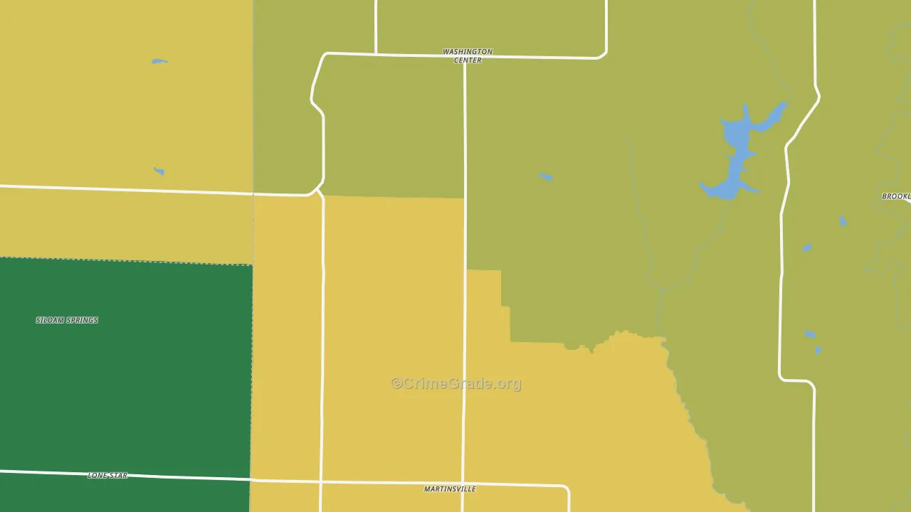 Martinsville, MO Map of Vandalism Rates