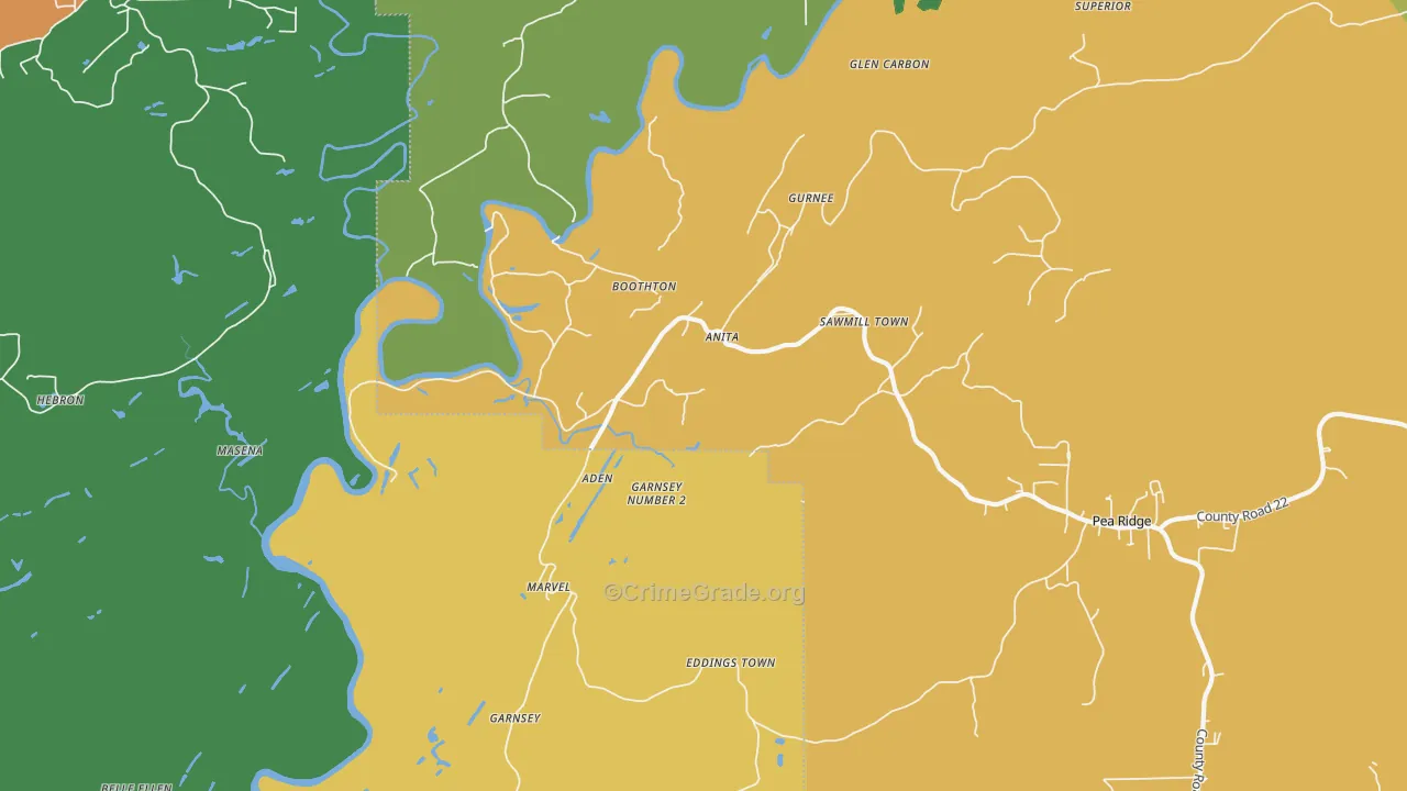 Marvel, AL Map of Vandalism Rates