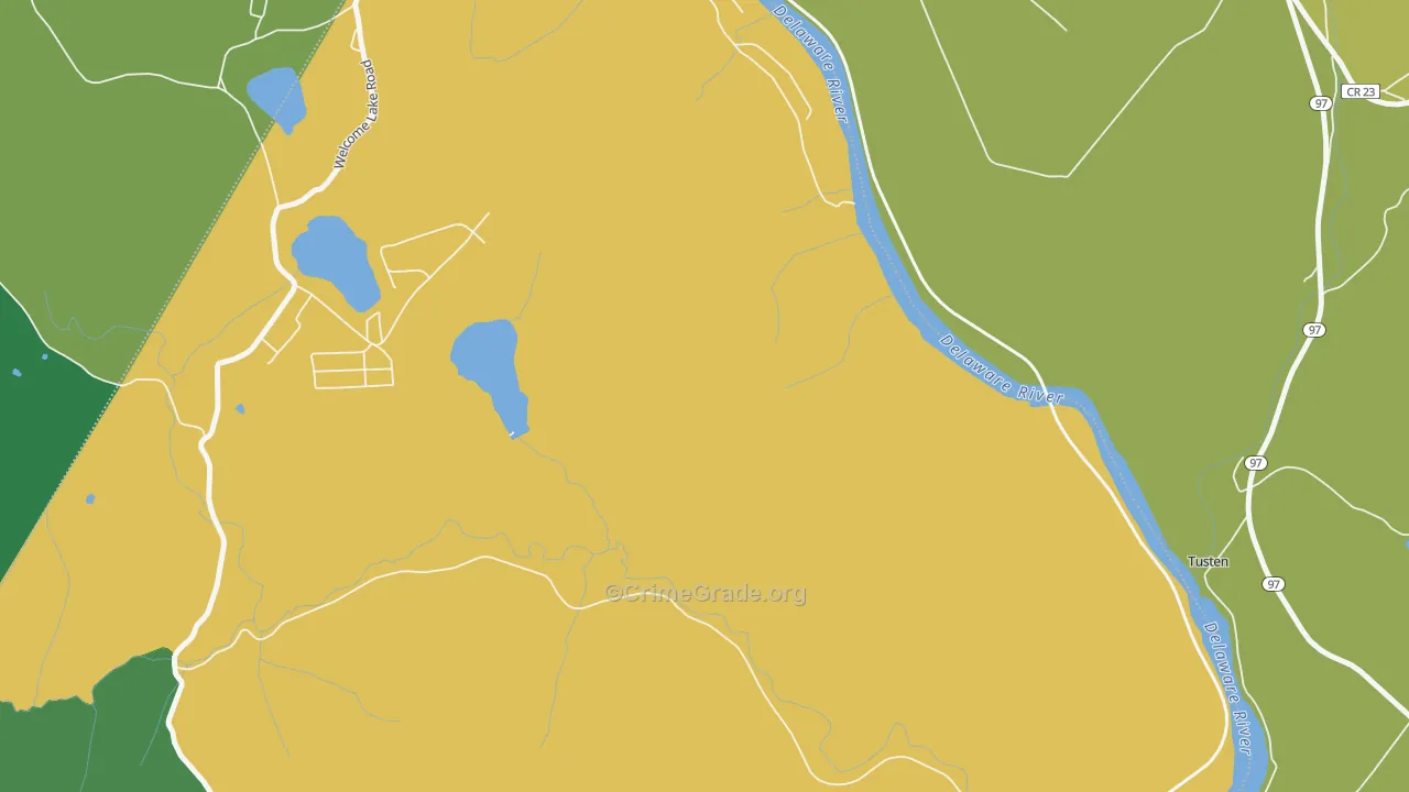 Mast Hope, PA Map of Vandalism Rates
