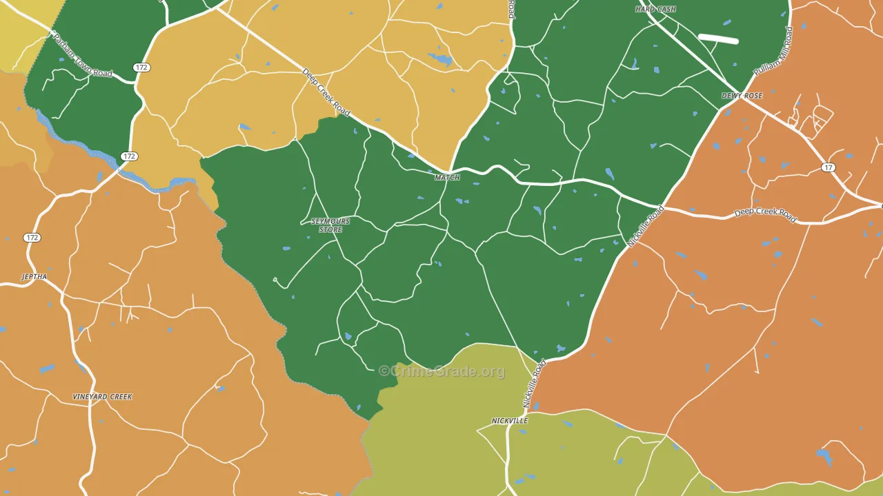 Match, GA Map of Vandalism Rates