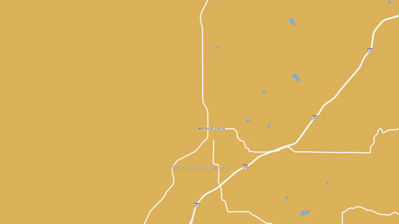 Matfield Green, KS Map of Vandalism Rates