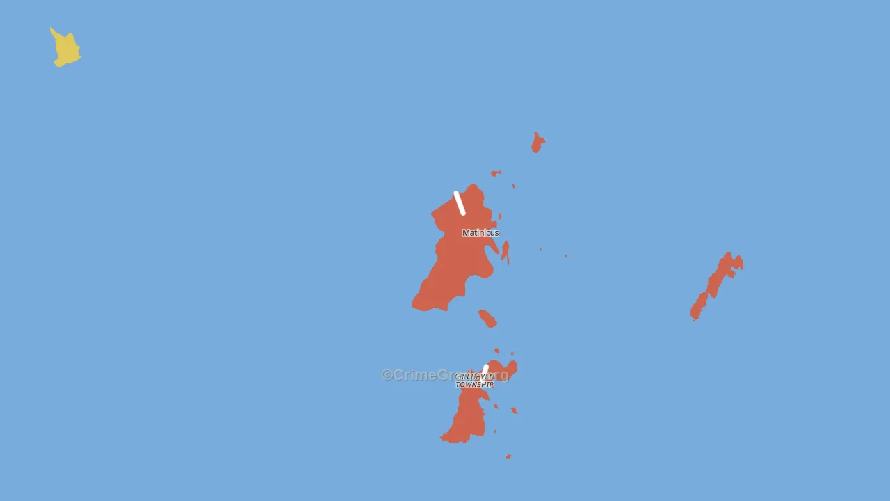Matinicus, ME Map of Vandalism Rates