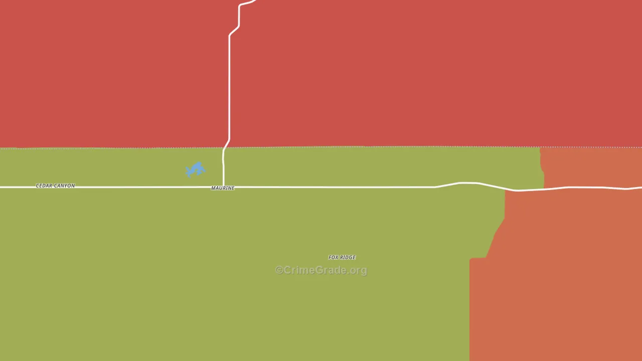 Maurine, SD Map of Vandalism Rates