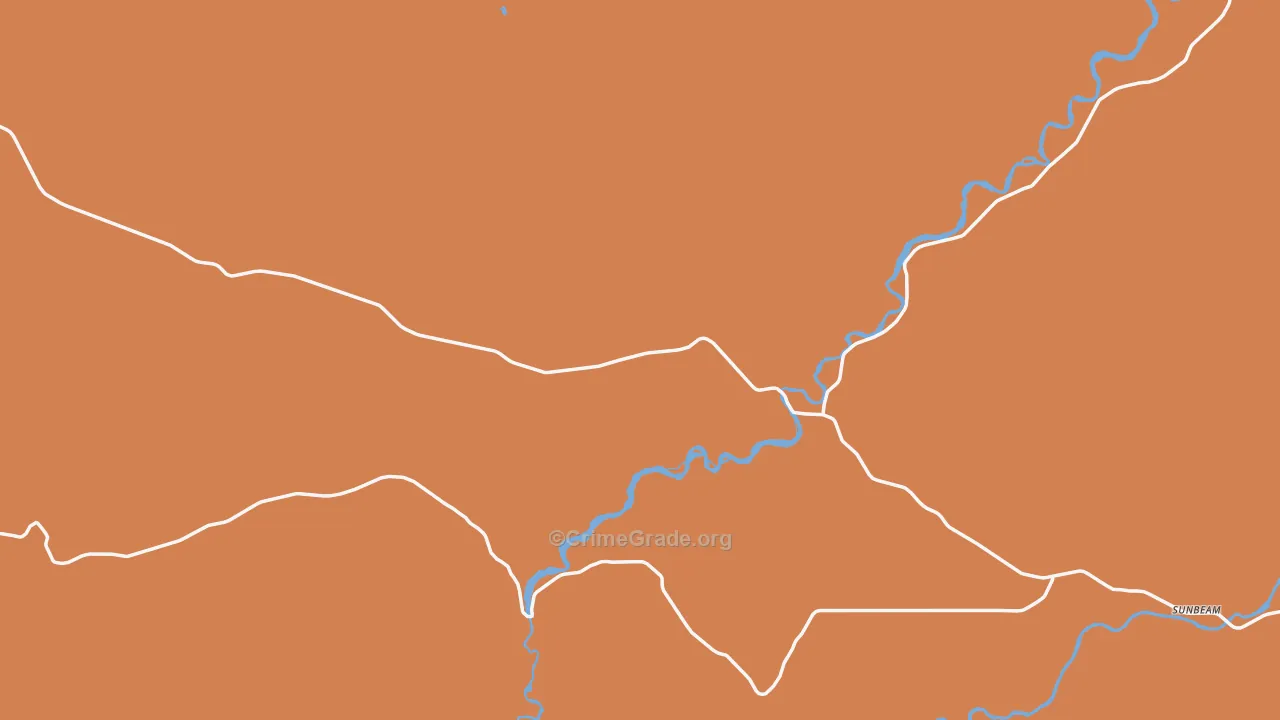 Maybell, CO Map of Vandalism Rates