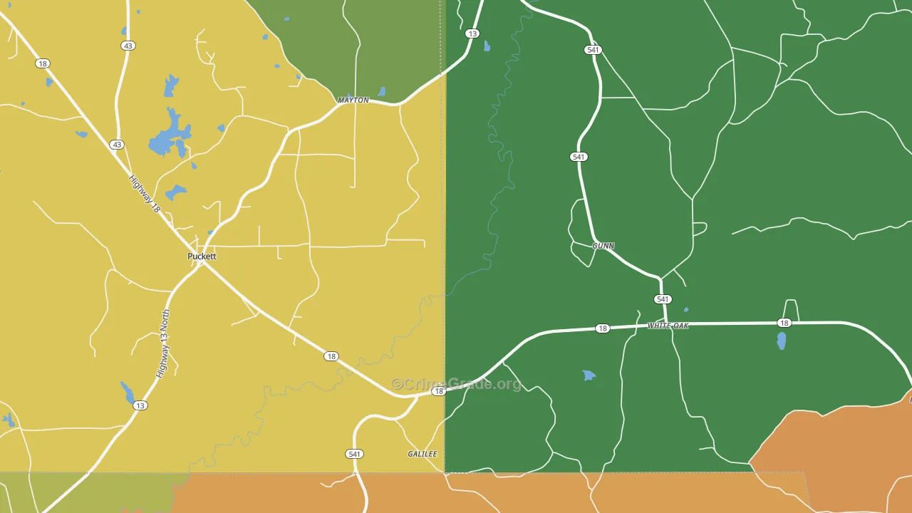 Mayton, MS Map of Vandalism Rates