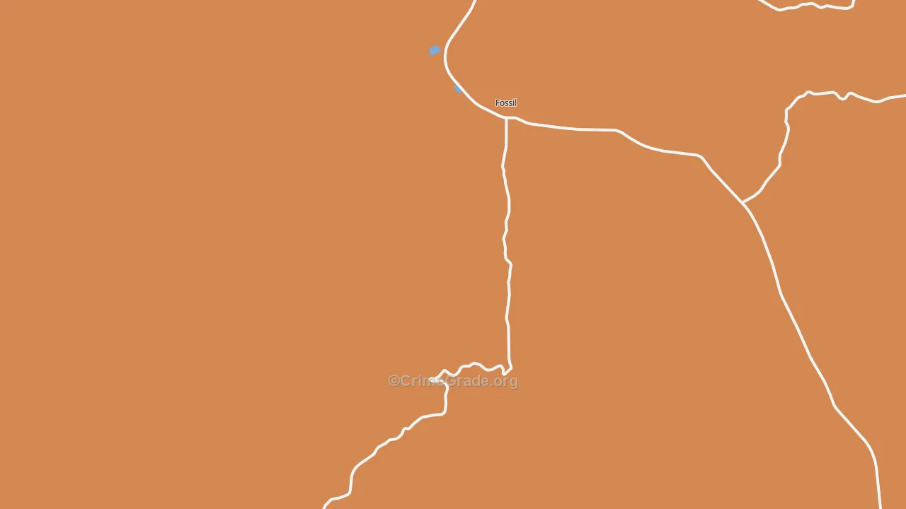 Mayville, OR Map of Vandalism Rates