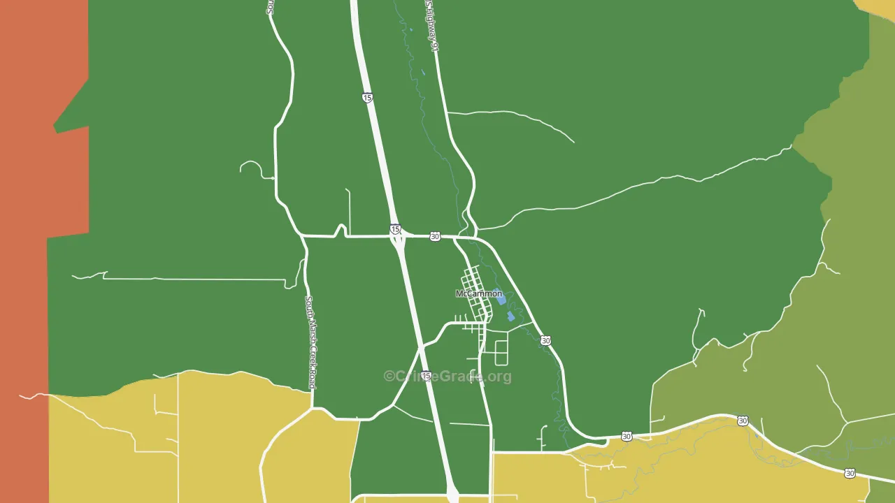McCammon, ID Map of Vandalism Rates