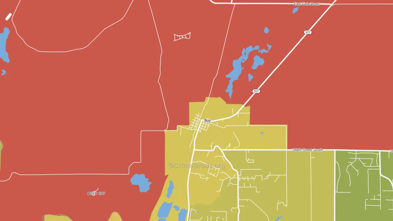 Mckenna, WA Map of Vandalism Rates