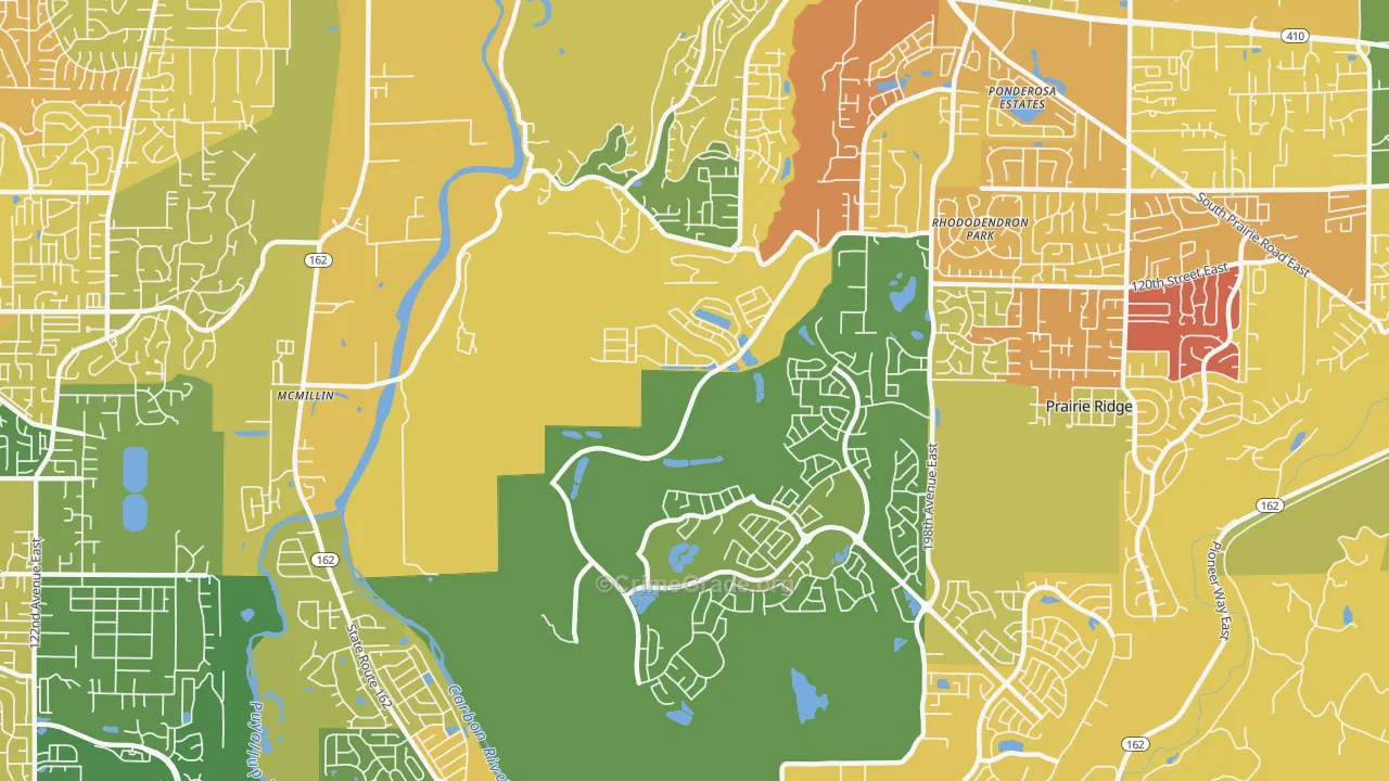 McMillin, WA Map of Vandalism Rates