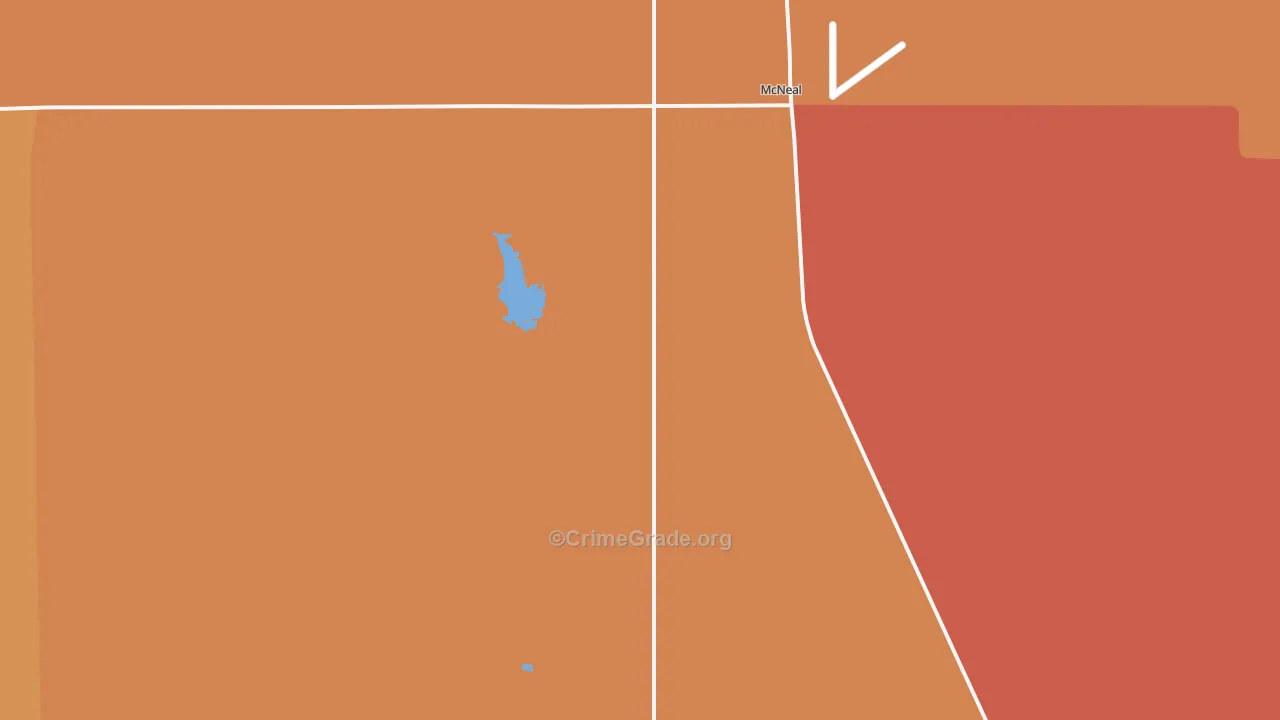 McNeal, AZ Map of Vandalism Rates