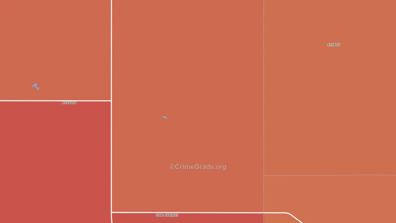 Meadow, SD Map of Vandalism Rates