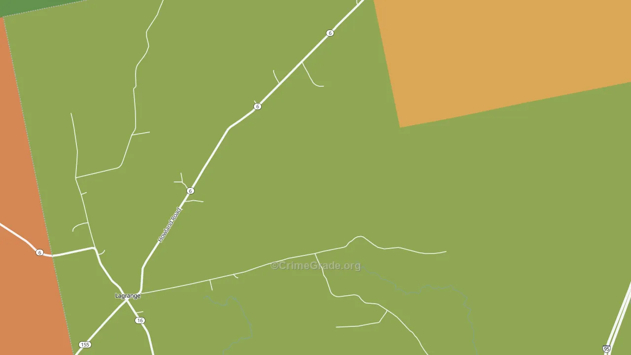 Medford, ME Map of Vandalism Rates