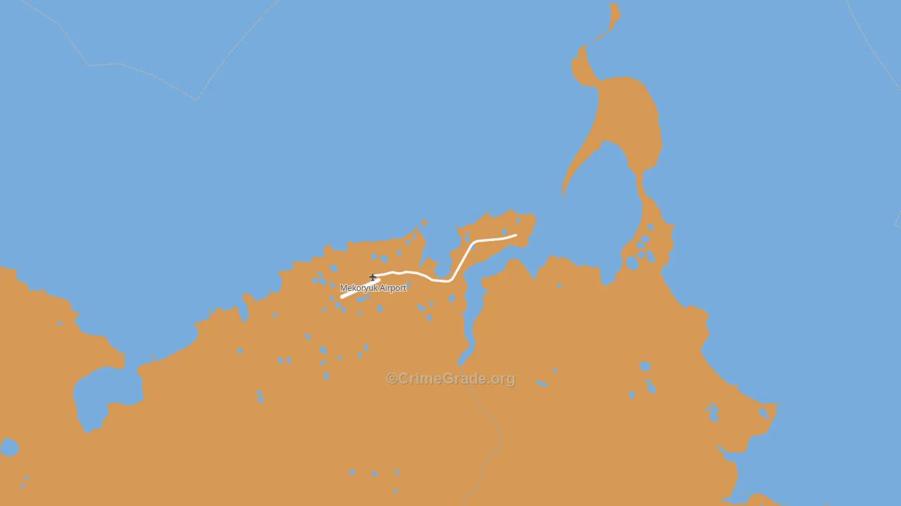 Mekoryuk, AK Map of Vandalism Rates