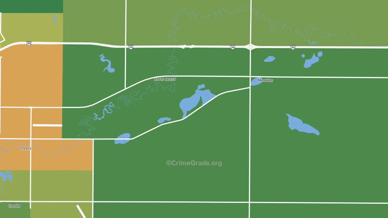 Menoken, ND Map of Vandalism Rates
